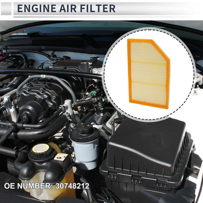 Car Engine Air Filter No. 30748212 for Volvo S80 (2007–2010)