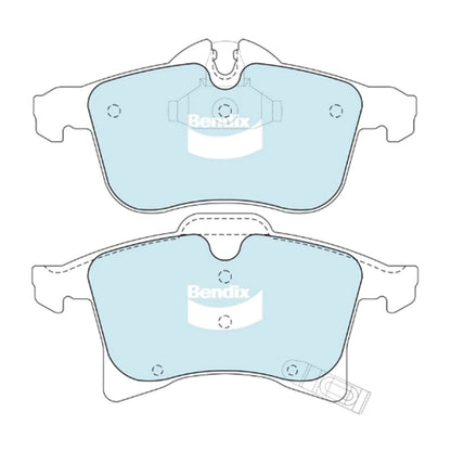 Set of 4 Bendix Front Disc Brake Pads for Holden Astra AH TS & Combo XC (1998–2010)