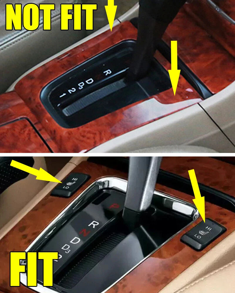 Wood Grain Gear Shift Panel Trim for Honda Accord (2003–2007)