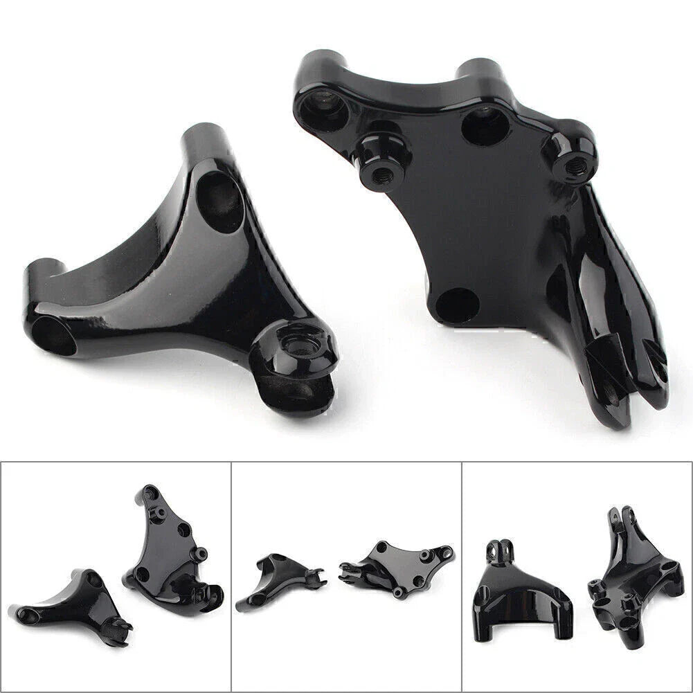 Rear Footrest Peg Mount Brackets for Harley Sportster XL1200C (2014-2021)