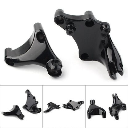 Rear Footrest Peg Mount Brackets for Harley Sportster XL1200C (2014-2021)