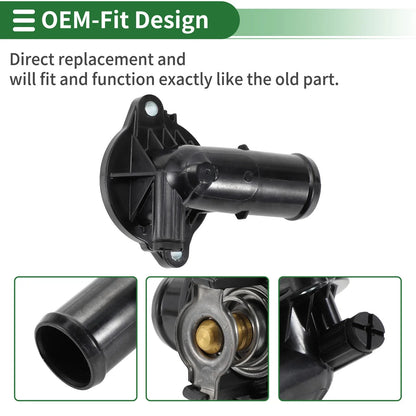 Engine Coolant Thermostat Housing for Chrysler 300, Dodge Challenger (2005-2010)