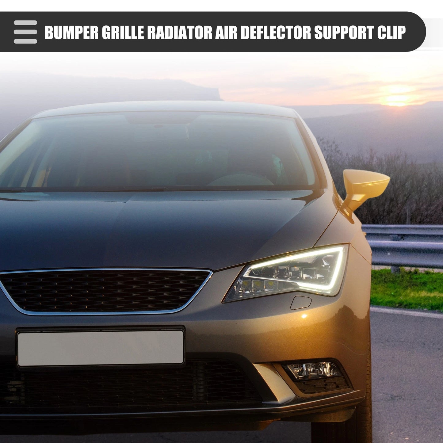 30 Pcs Bumper Grille Radiator Air Deflector Support Clip for Volvo  No.3533394
