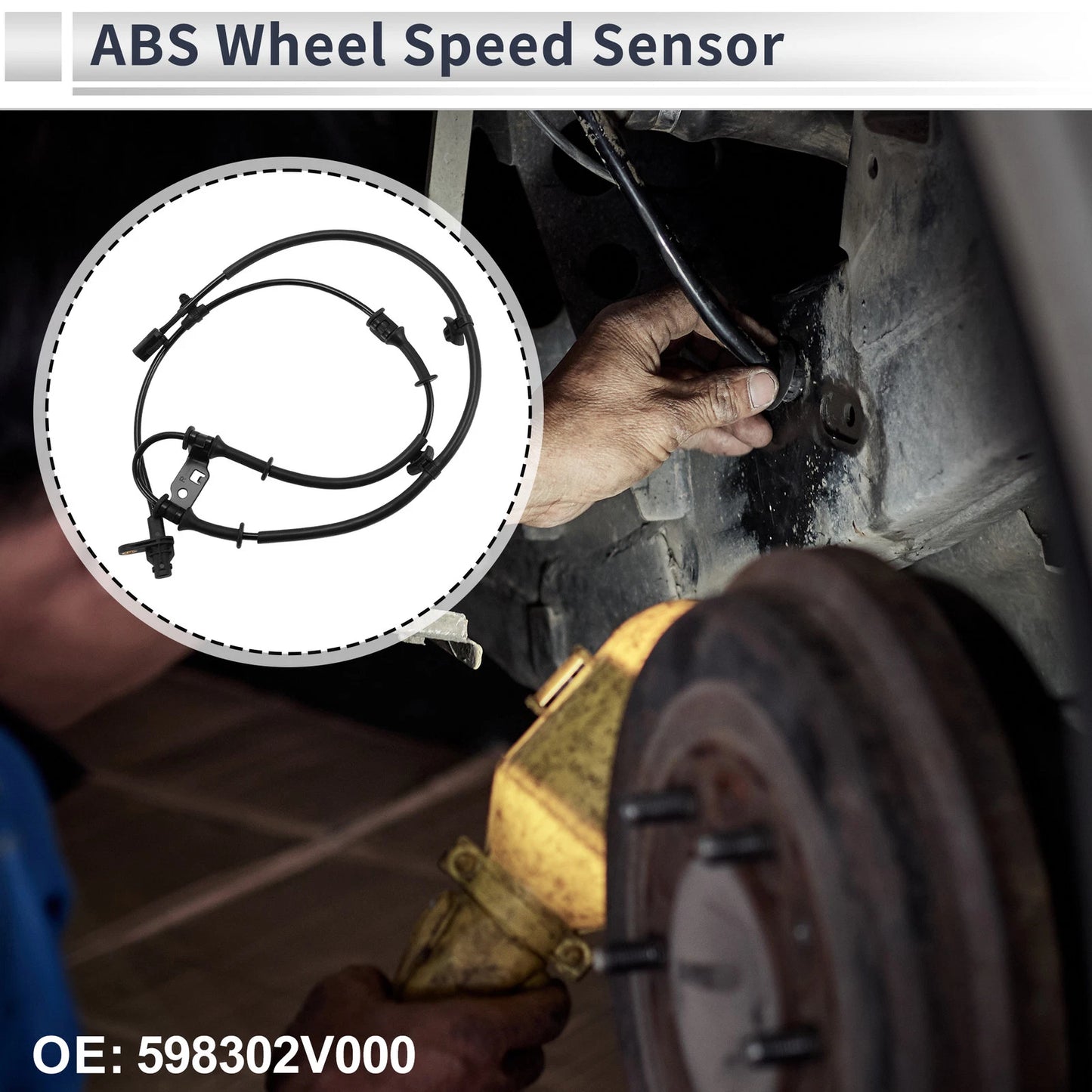 ABS Wheel Speed Sensor No. 598302V000 for Hyundai Veloster (2011–2014)