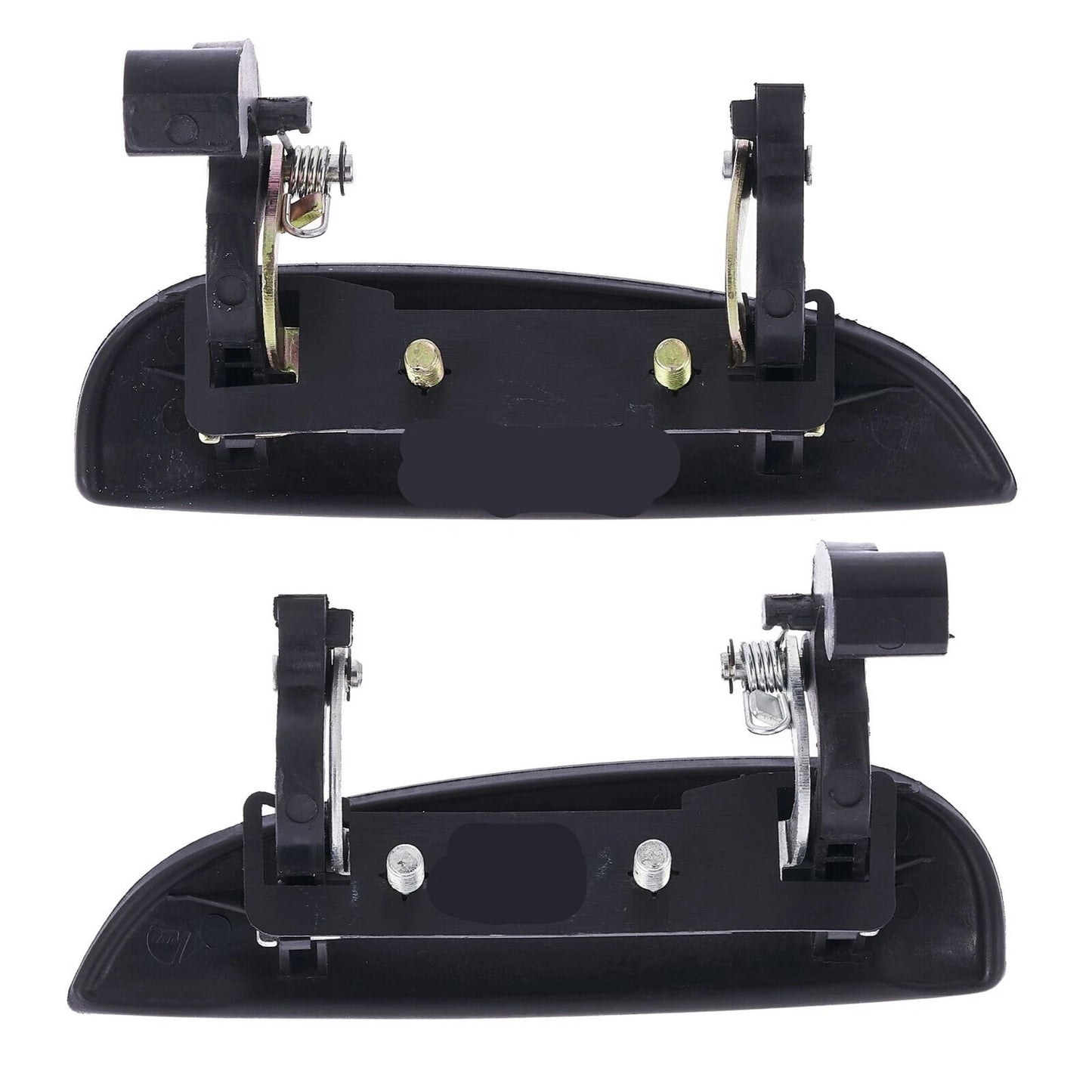 Set of 4 Outer Door Handles for Kia Rio (2002–2005) - Black