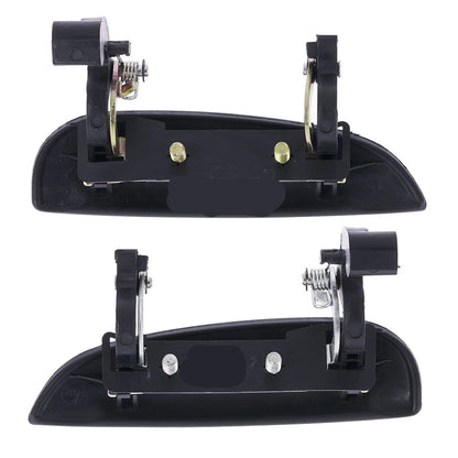 Set of 4 Outer Door Handles for Kia Rio (2002–2005) - Black