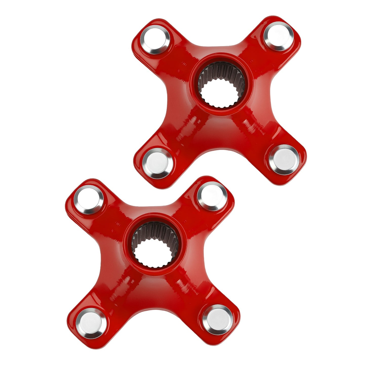 Rear Red Wheel Hubs for Honda TRX250X TRX300X TRX400X (2000–2023)