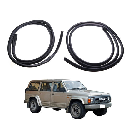Set of 2 Side Window Glass Run Rubber for Nissan Patrol Safari Y60 (1987–1997)