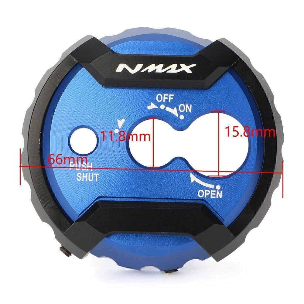 Blue Key Cover Ignition Cap for Yamaha NMAX 155 (2015–2016)