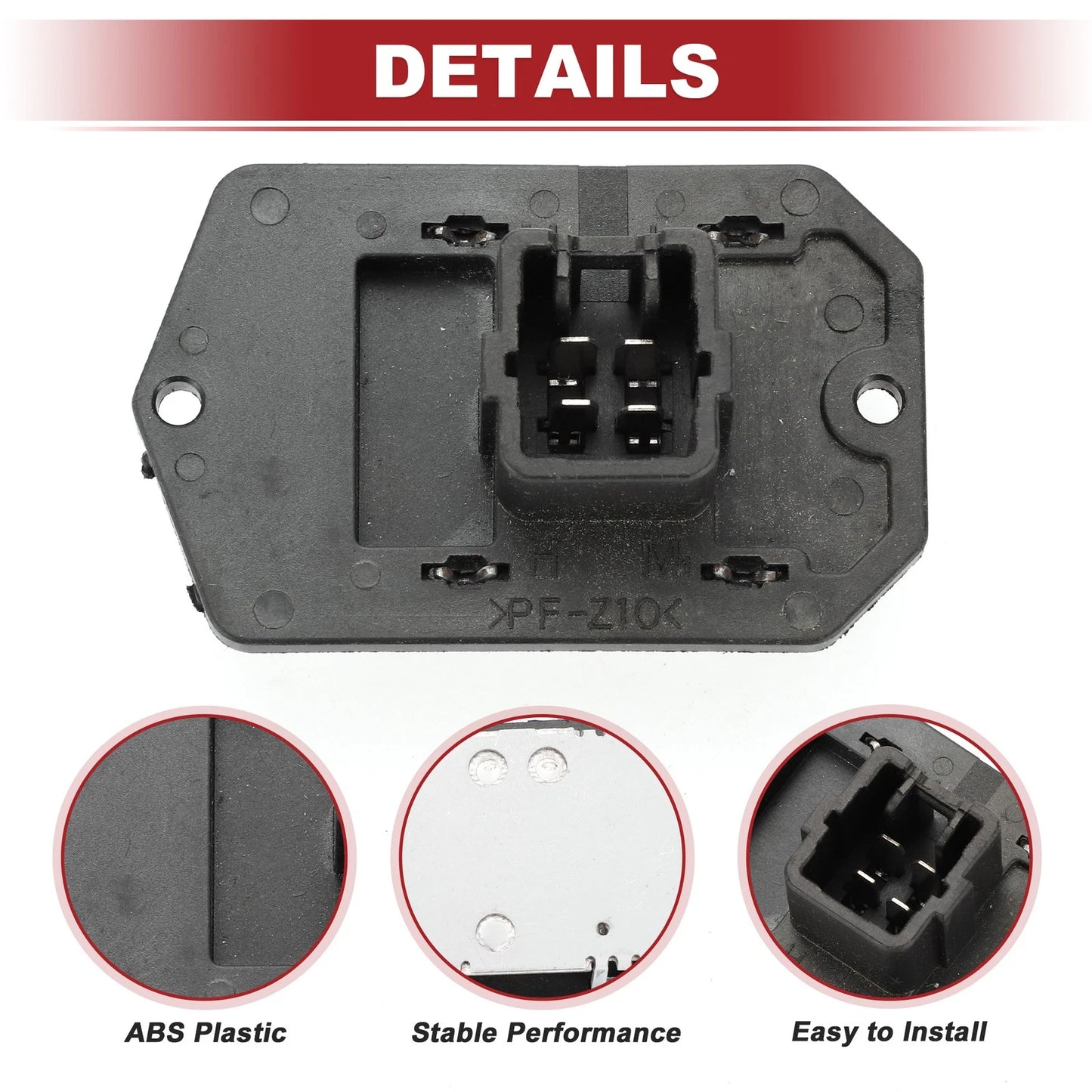 HVAC Blower Motor Resistor for Toyota Yaris (2010–2020)