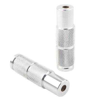 CNC Silver Rear Foot Pegs for Universal Motorcycle