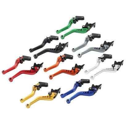 CNC Adjustable Short Brake Clutch Levers for Kawasaki ZX636R ZX6RR (2005–2006)