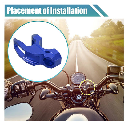 Motorcycle Handlebar Hook Set for Honda PCX160 (2012-2023) - Blue with Screws