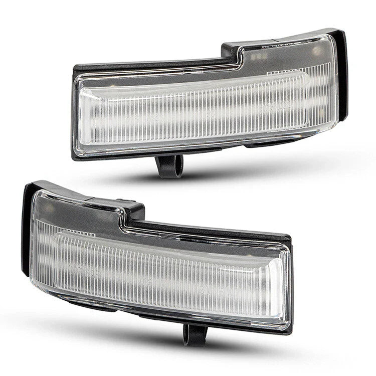Clear Sequential Side Mirror Turn Signal Lights for Ford F-150 (2015–2018)