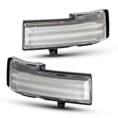 Clear Sequential Side Mirror Turn Signal Lights for Ford F-150 (2015–2018)