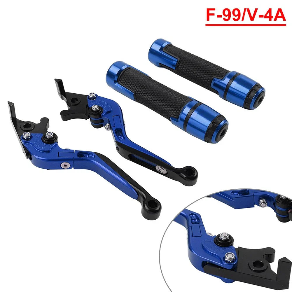 Folding Extendable Brake Clutch Levers & Handlebar Grips for Aprilia Tuono V4 (2011-2023)