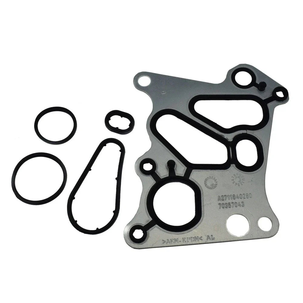 Oil Filter Housing Gasket & O-Rings for Mercedes-Benz C250 C180 C200 (2012-2015)