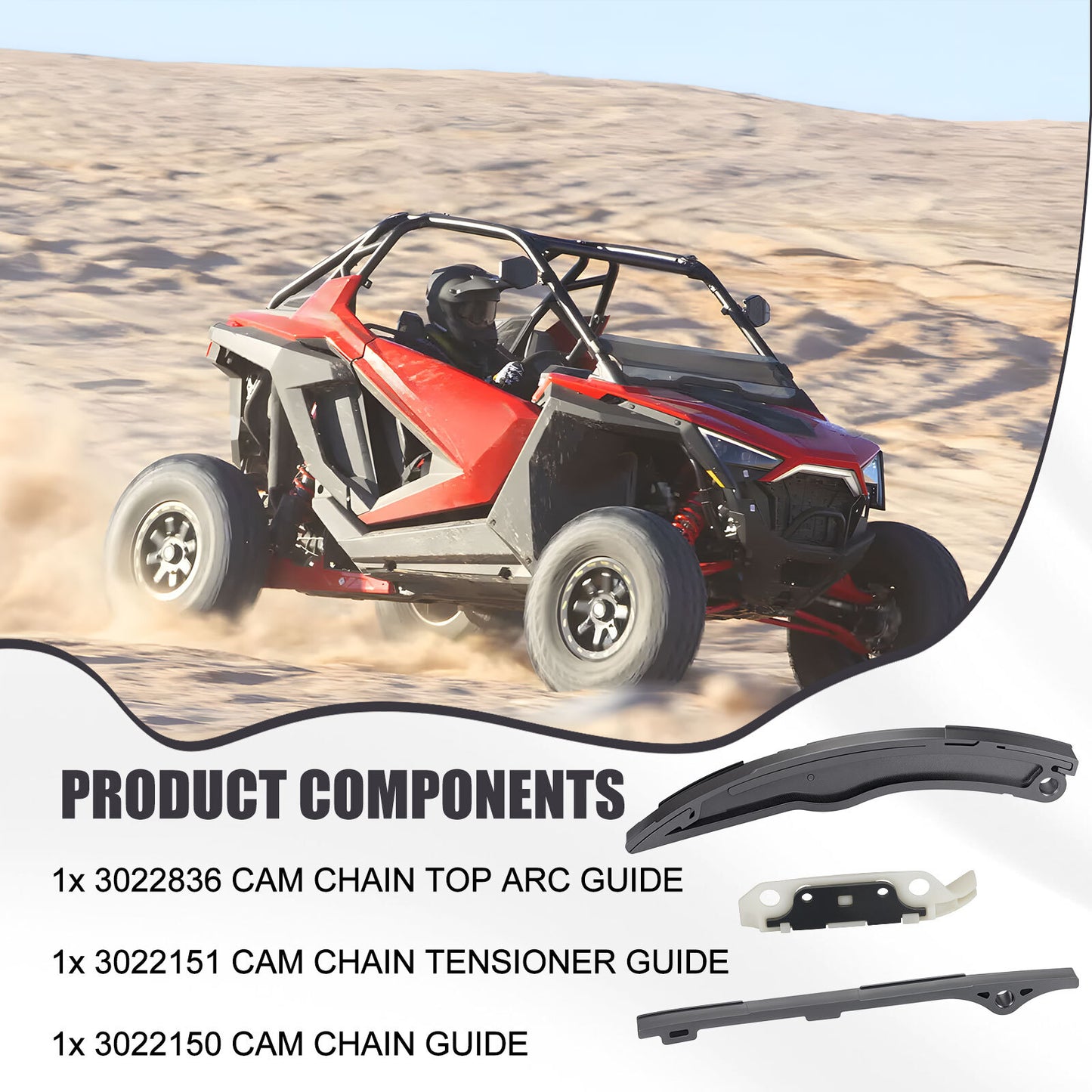 Cam Chain Tensioner Guide for Polaris Ranger RZR 900 1000 Turbo (2016–2023)