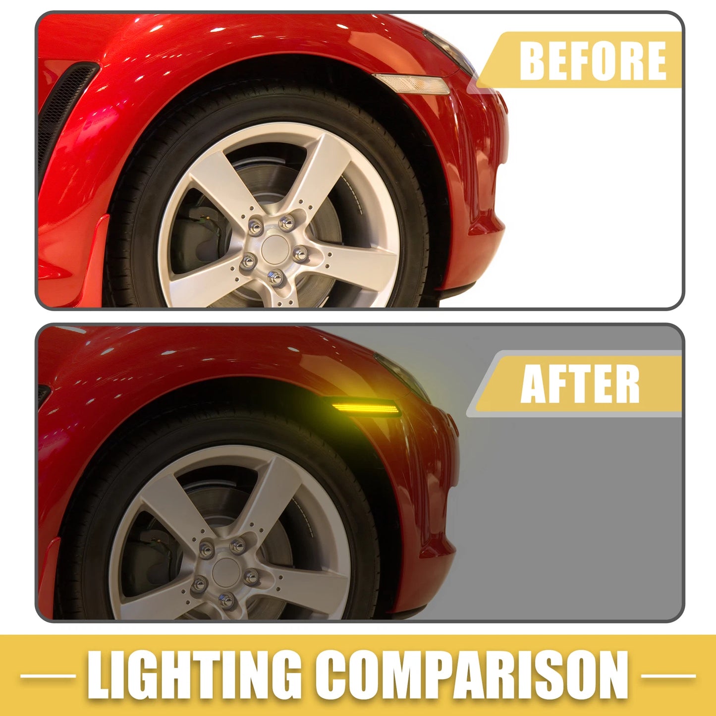 LED Side Marker Light for Porsche 911 (997) (1999–2004) - 99763103302