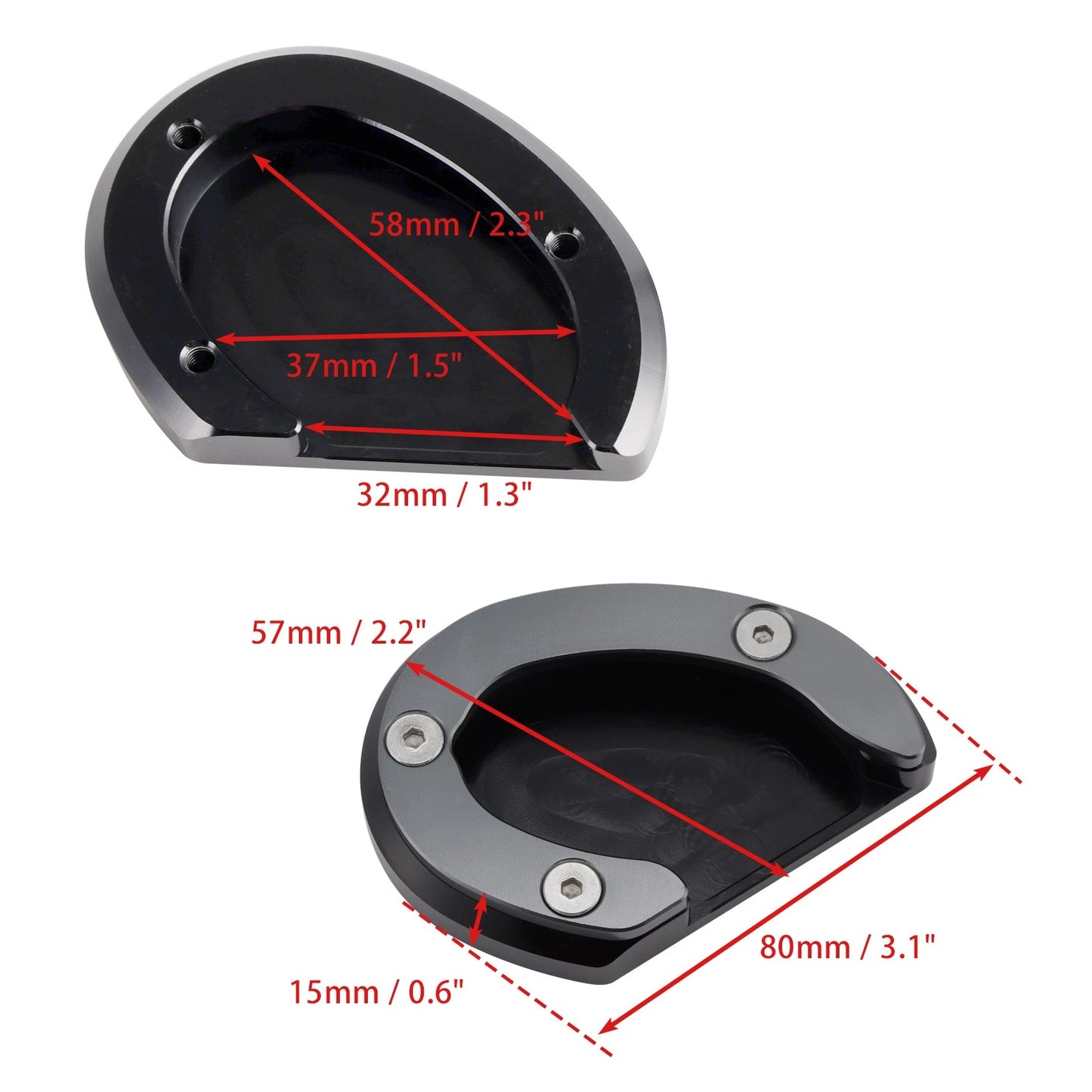 2X Windshield Wiper Arm Nut Cap 15776792 for Chevrolet Silverado (2007–2019)