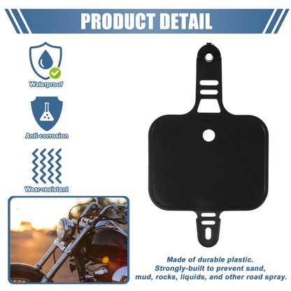 Motorcycle Number Plate Replacement Black for Honda XR CRF XR50 CRF50 (2000-2023)