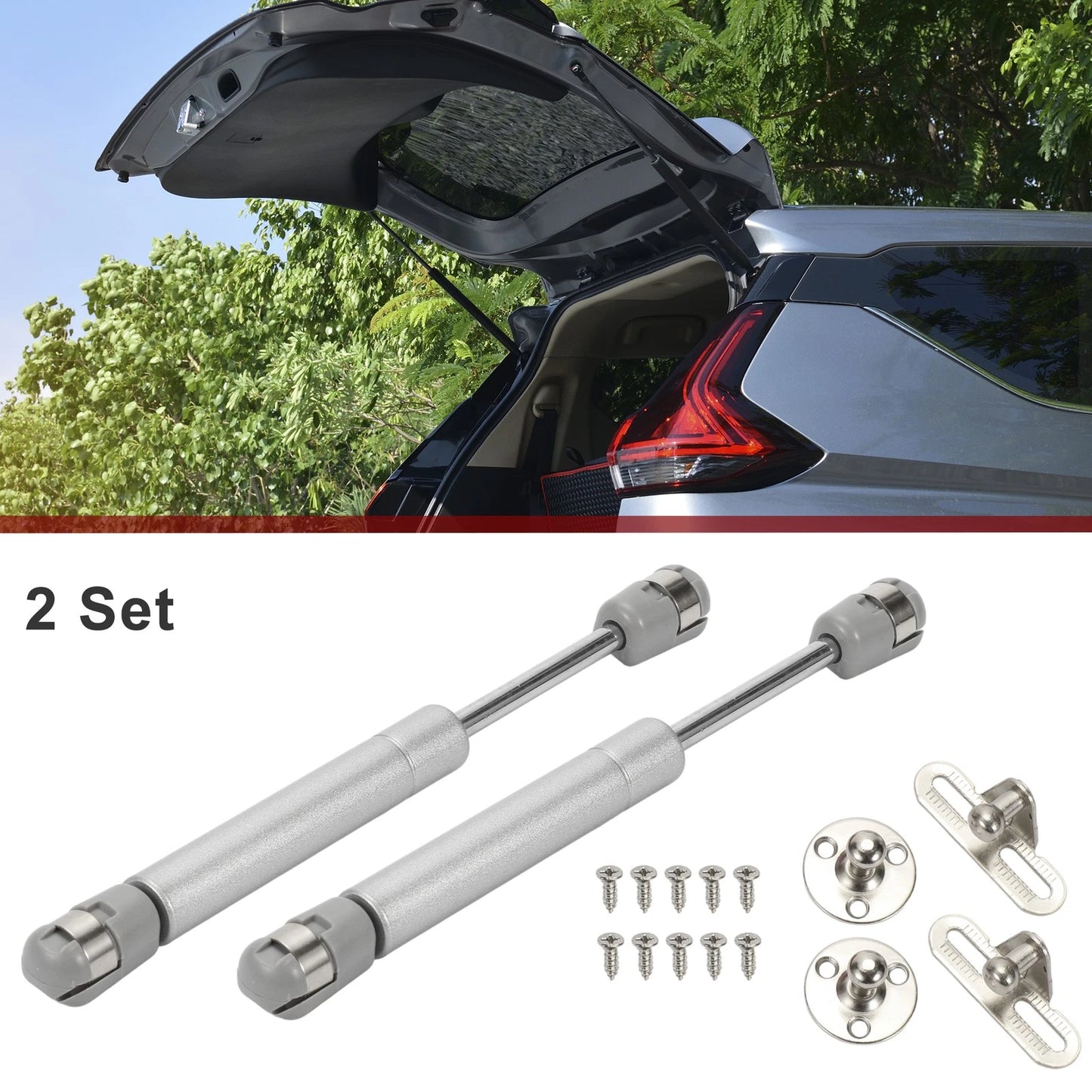 Set of 2 Lift Supports Struts Shocks Gas Spring for Universal Applications (7.5 inch)