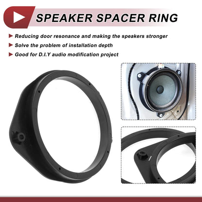 6.5" Speaker Spacer Ring Adaptor for Chevrolet Colorado (2015-2020) - 2 Set