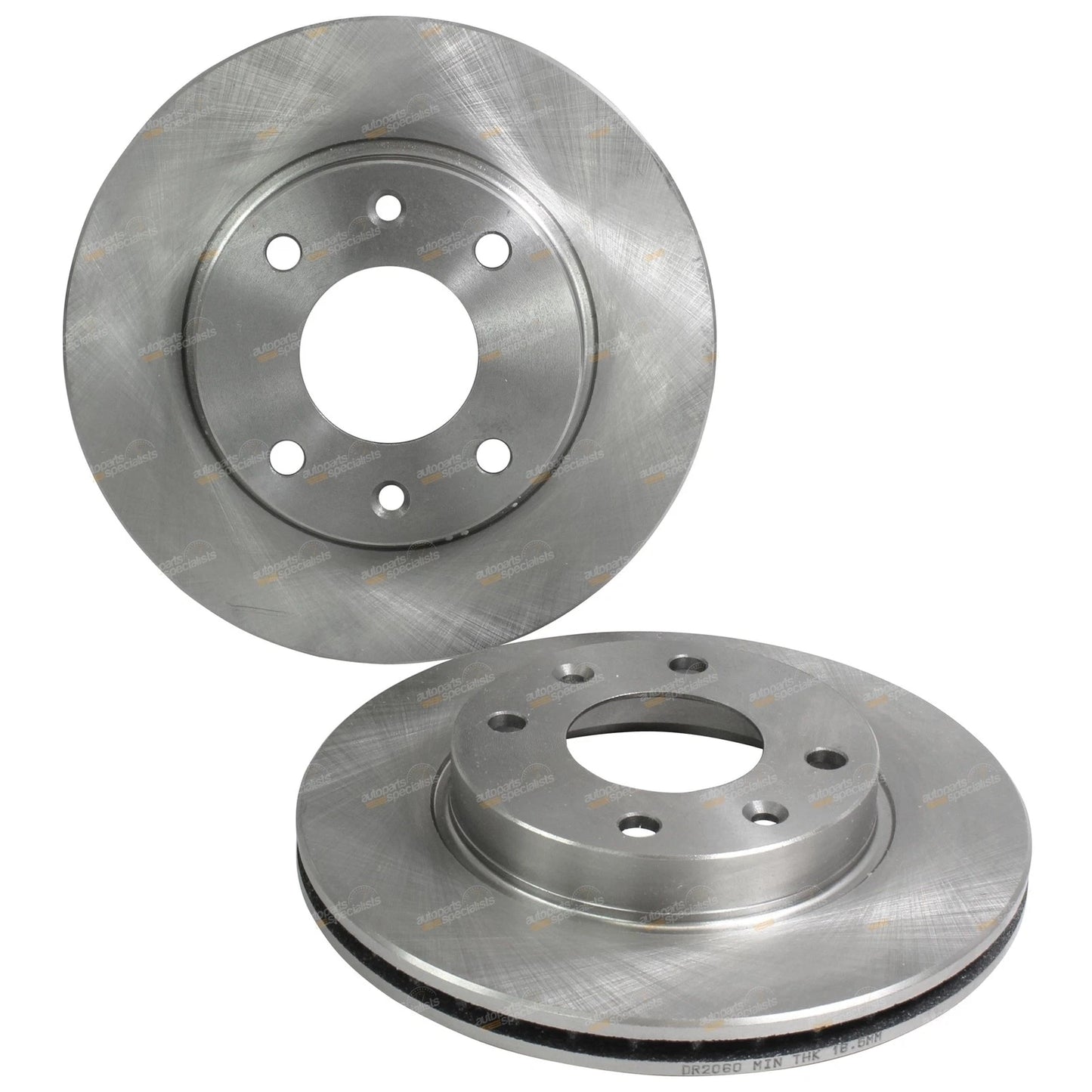 2X Front Disc Brake Rotors for Peugeot 206 306 205 (1987–2001) 247mm
