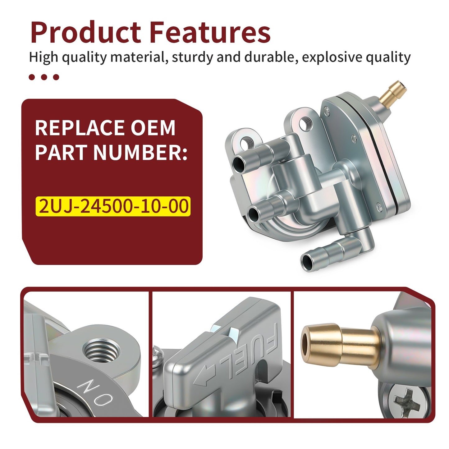 Fuel Petcock Valve Tap for Yamaha XV250 (2000–2007)