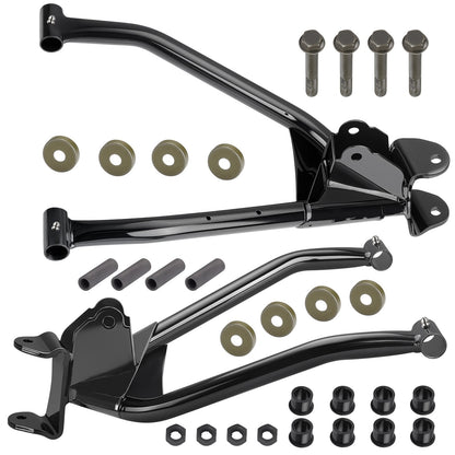 Set of 2 Front Control Arms for Polaris RZR 170 (2009–2021) Black