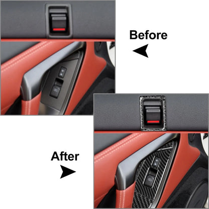 Carbon Fiber Engine Start-Stop Push Button Cover for Nissan GTR R35 (2008–2016)
