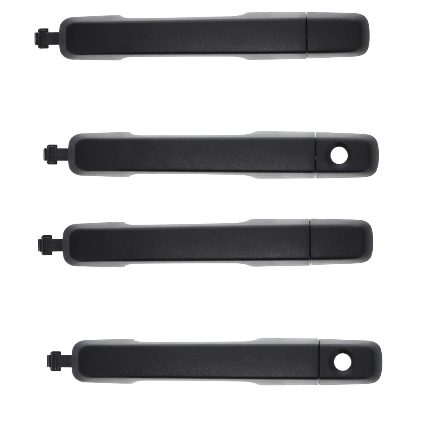 4pcs Textured Black Outer Door Handle for Isuzu D-Max (2012–2020)