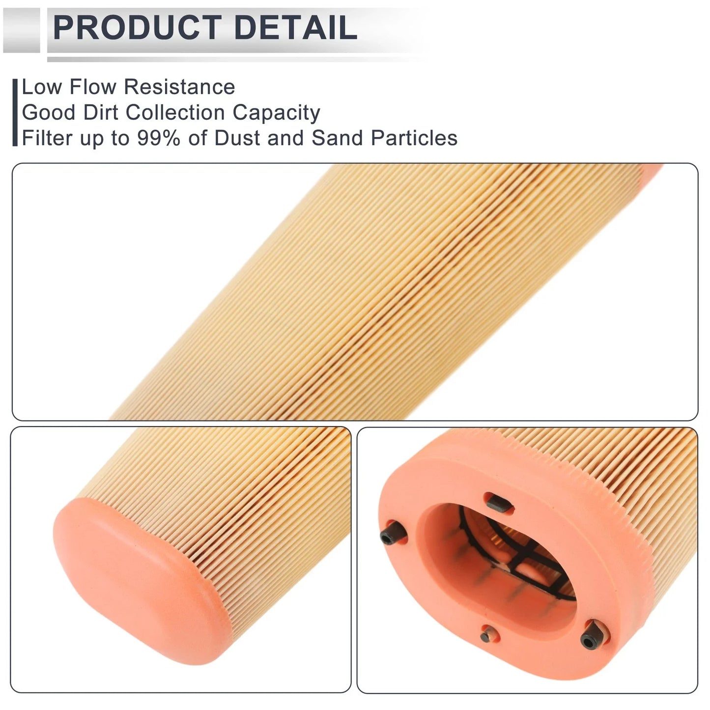 Engine Air Filter for Porsche 718 Boxster 4.0L (2021-2024) - 1 Pair