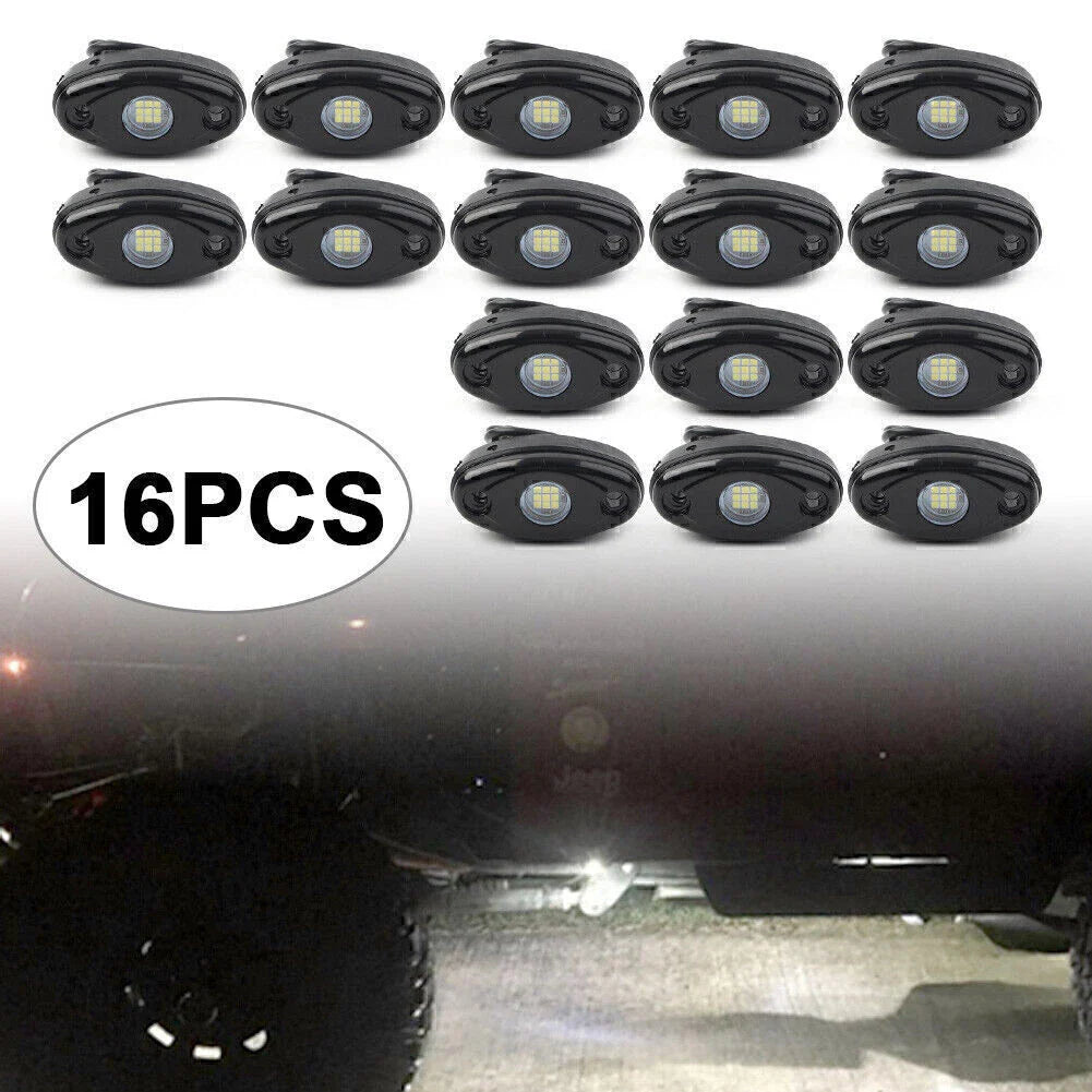 9W White SMD LED Rock Lights for JEEP Offroad Truck (2010-2023)