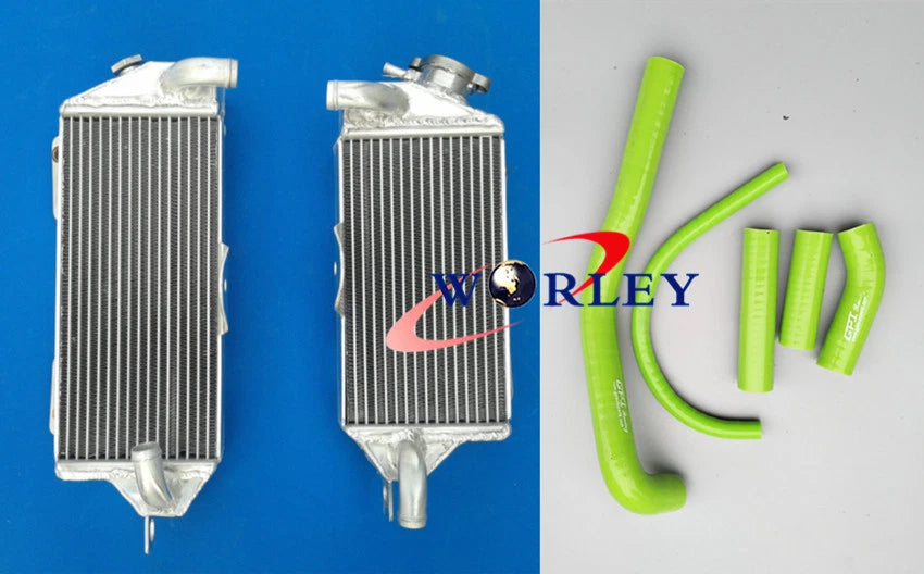 Full Aluminum Radiator with Hoses for Kawasaki KX500 (1988–2004)