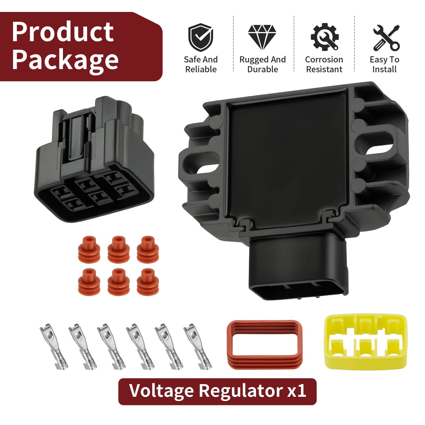 Voltage Regulator Rectifier for Suzuki Ozark 250 (2002–2014)