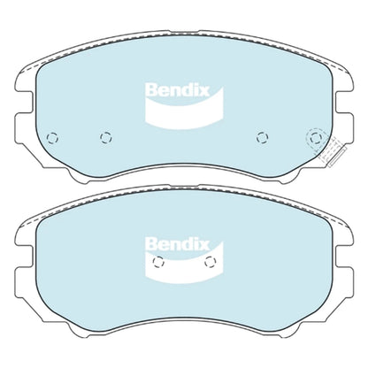 Set of 4 Bendix Front Disc Brake Pads for Kia Sportage (2006–2010)