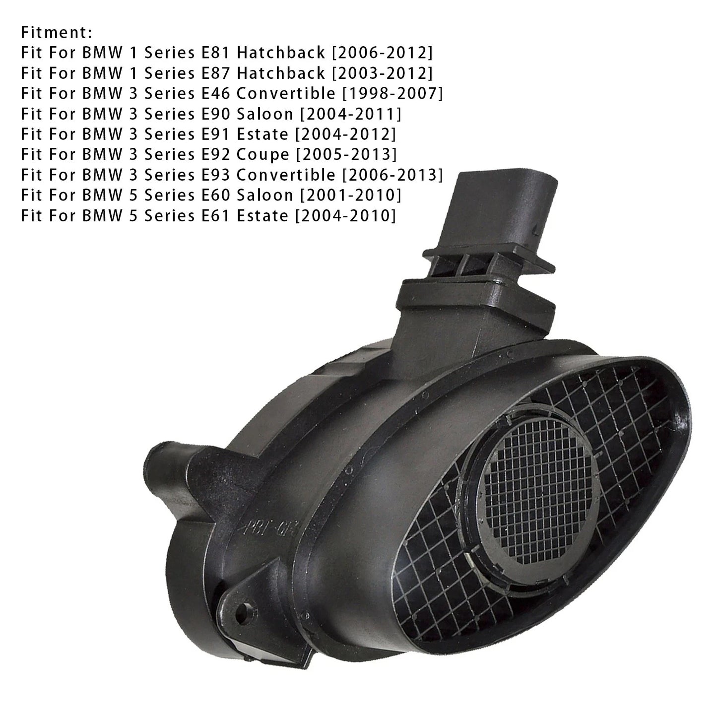 Mass Air Flow Meter Sensor for BMW E90 E91 E92 E87 E60 (2006–2013) 0928400529