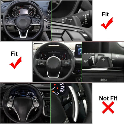 Steering Wheel Shift Paddle Extensions for Nissan Infiniti (Fit Mitsubishi)