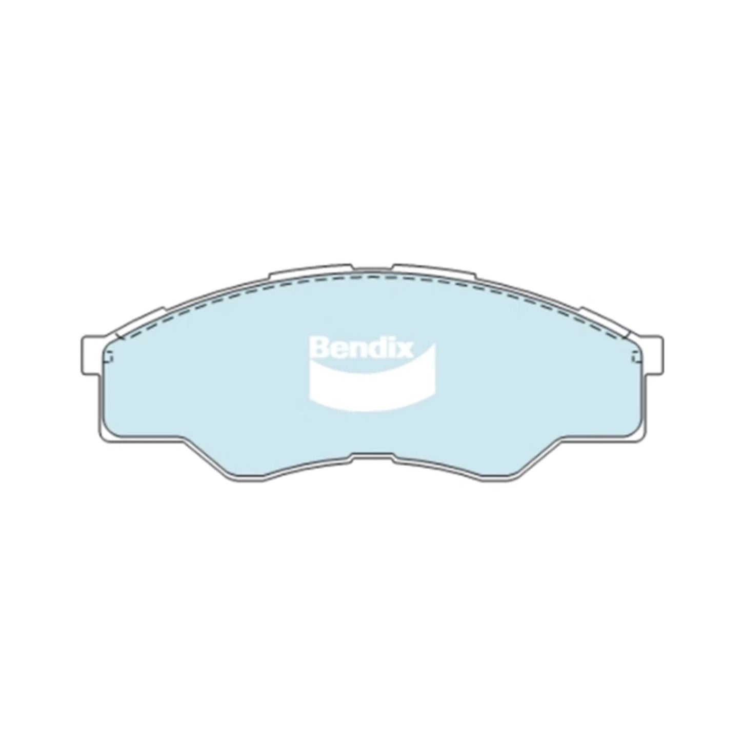 Set of 4 Bendix HD Front Disc Brake Pads for Toyota Hilux (2005–2008)