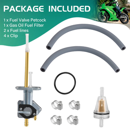 Fuel Tap Gas Valve for Kawasaki Ninja 250R EX250 (1988–2007)