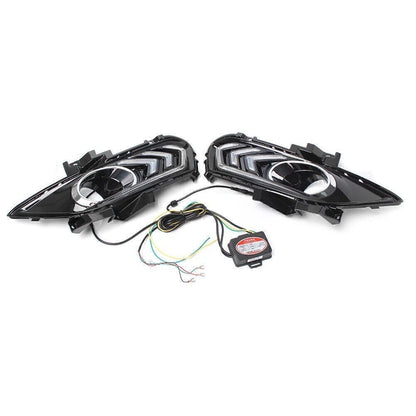 2X Daytime Running Light Fog Lamp for Ford Fusion Mondeo (2013–2015)