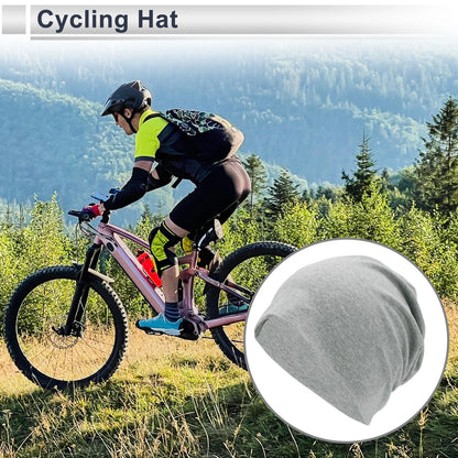Cycling Hat Keep Warm Light Grey 11.02"x11.02" (2023)