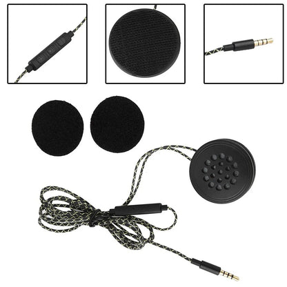 Helmet Headset for Motorcycle Headphone Speakers Plug and Play TPE 35g