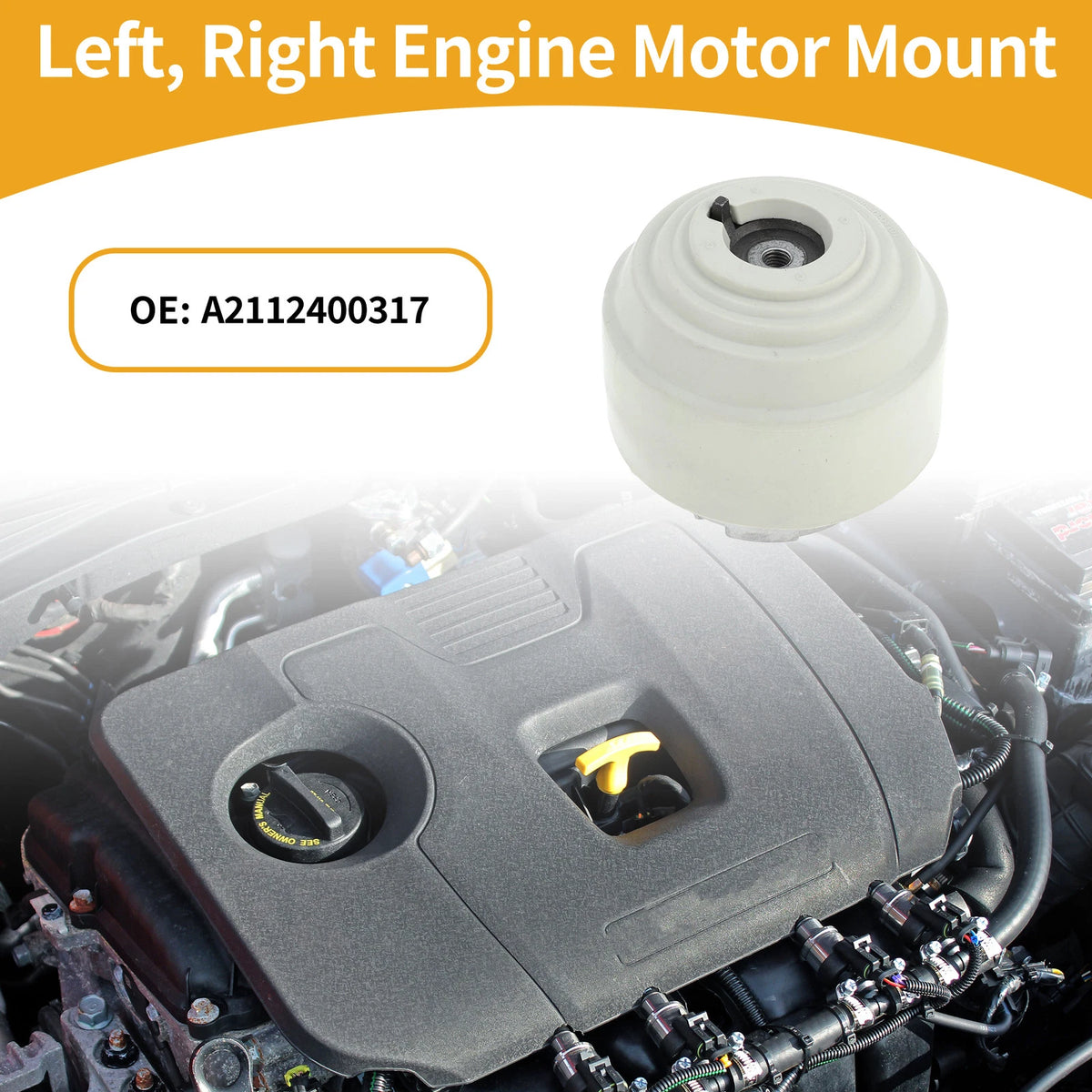 Engine Motor Mount for Mercedes Benz E-Class (W211) (2005–2008)