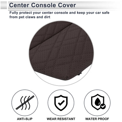 Center Console Cover for BMW 5 Series G30 (2018–2023) Dark Brown Set of 1