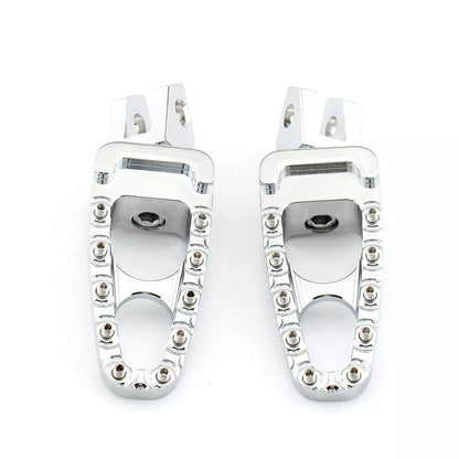 1 Pair Chrome Rear Footpegs for Yamaha FZ6/S FAZER (2004-2014)