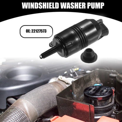 Rear Windshield Washer Pump for Chevrolet C1500 (1991-1999) Black
