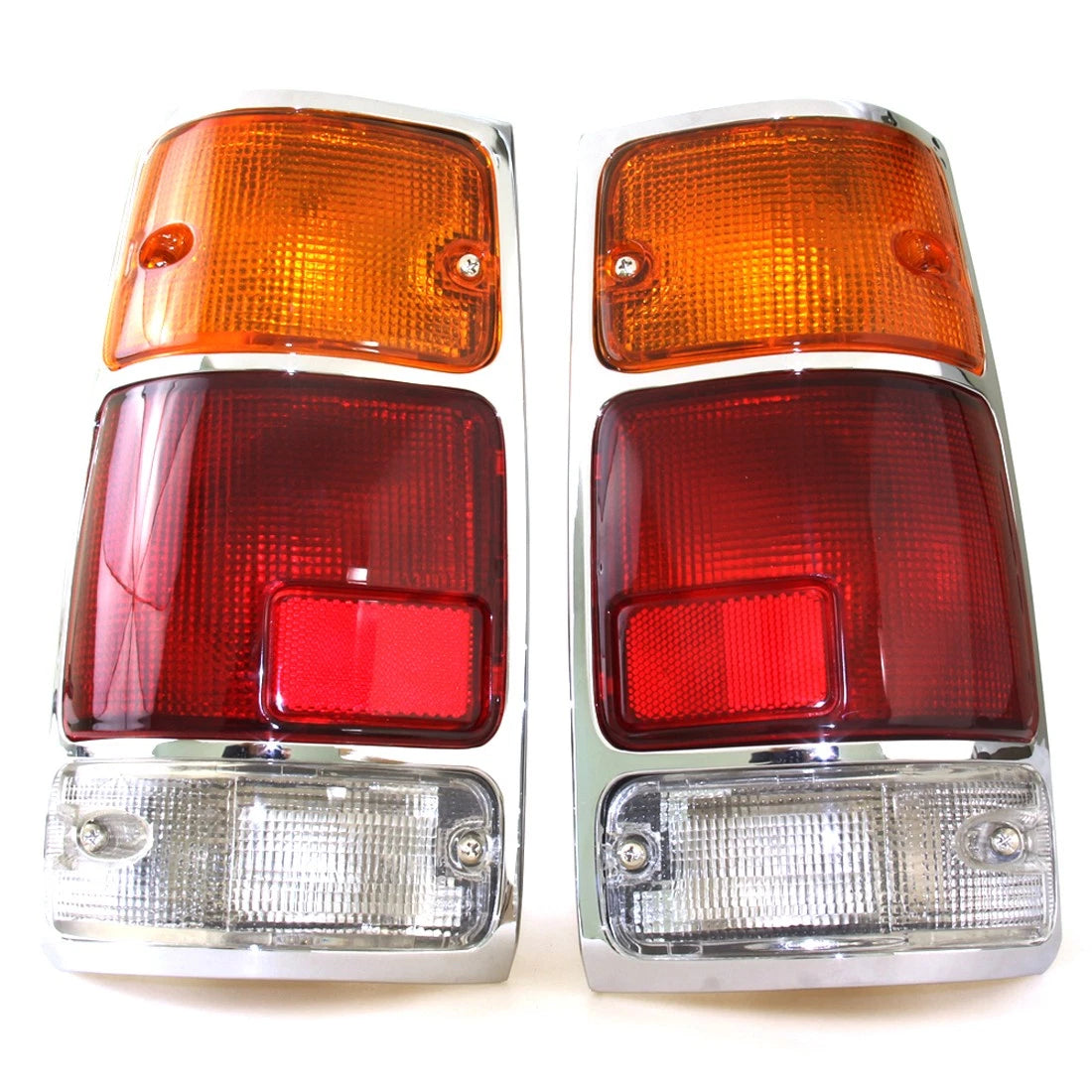 Chrome Tail Light Pair for Isuzu TF TFR Rodeo (1988–2002)