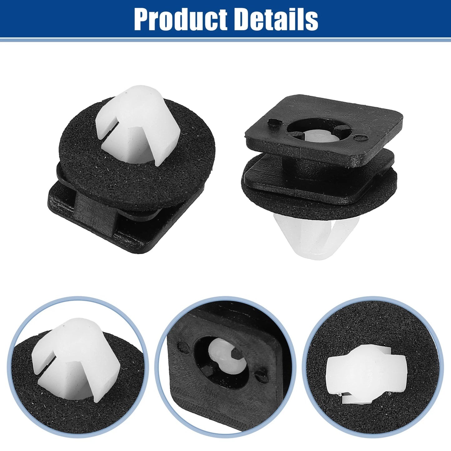 20pcs A Pillar Trim Hardware Windshield Clips for Ford Explorer (2011–2021)